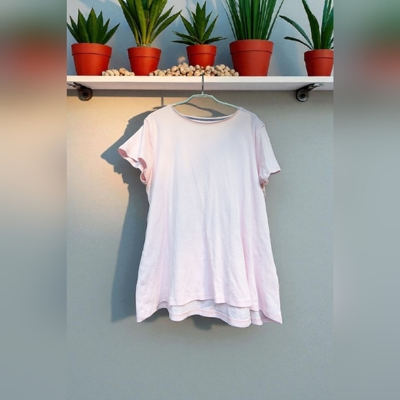 Croft & Barrow Essential Crewneck TeeColor: Pink  Size:L (EUC) - Picture 3 of 8